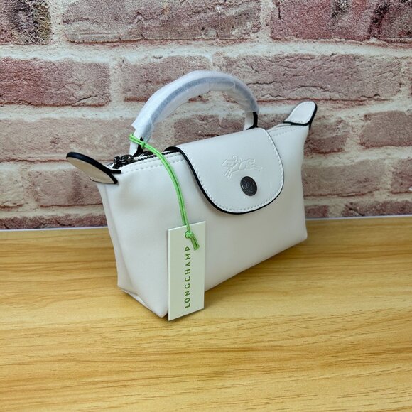 NEW Longchamp LE PLIAGE XTRA XS POUCH IN WHITE - Picture 3 of 9